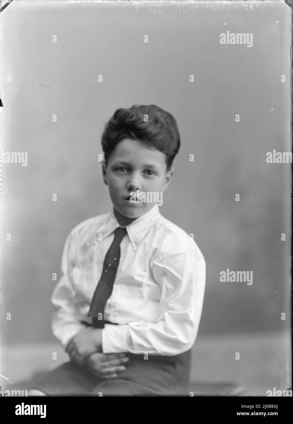 Boy, circa 1920, Wellington, by Berry & Co Stock Photo Alamy