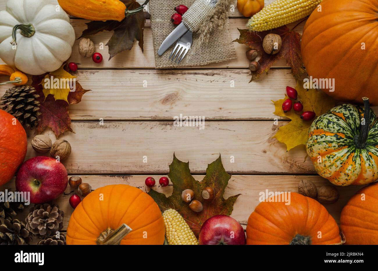 Thanksgiving concept - calendar date with decorations and pumpkins on  kitchen background Stock Photo - Alamy