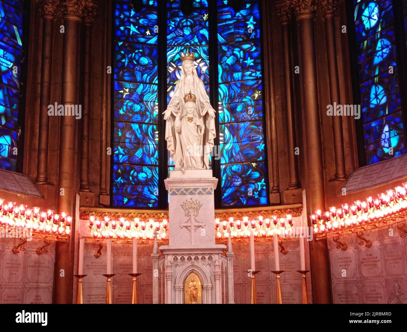 Basilique Notre Dame du Sacré Coeur, Issoudun, Indre, France Stock