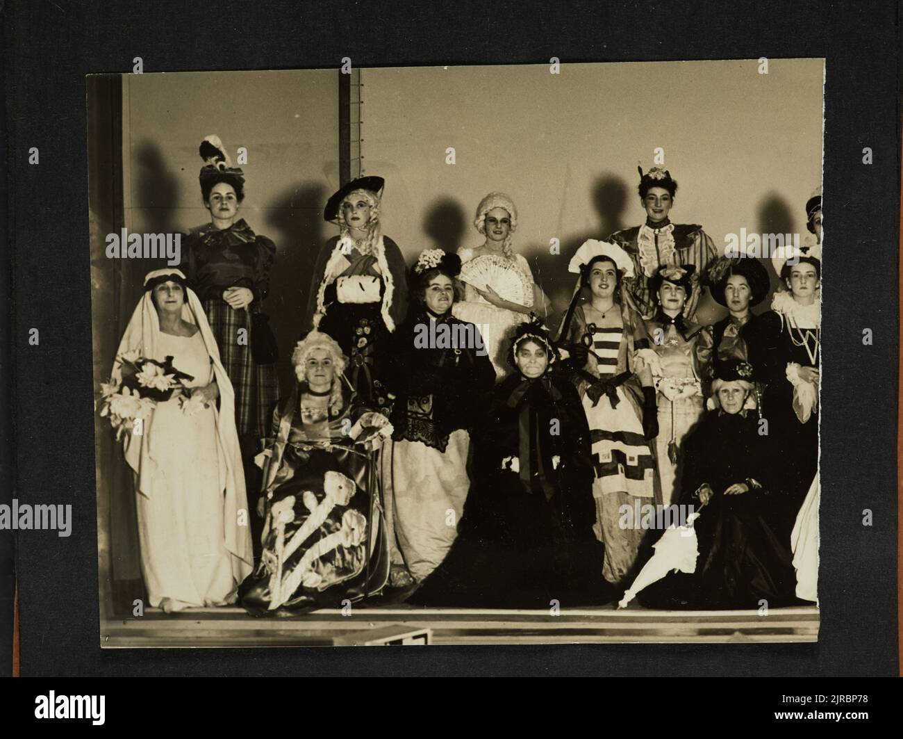 Pageant of British Queens, 1939-1941, Wellington, maker unknown. Stock Photo
