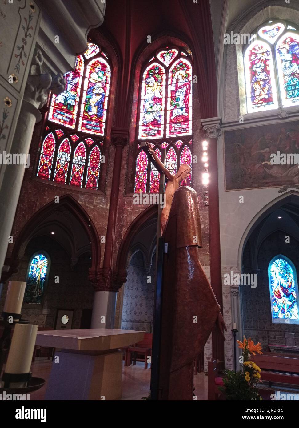 Basilique Notre Dame du Sacré Coeur, Issoudun, Indre, France Stock