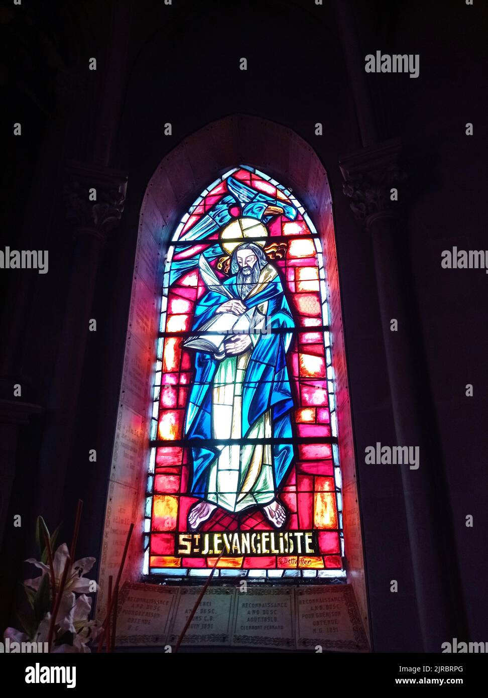Basilique Notre Dame du Sacré Coeur, Issoudun, Indre, France Stock