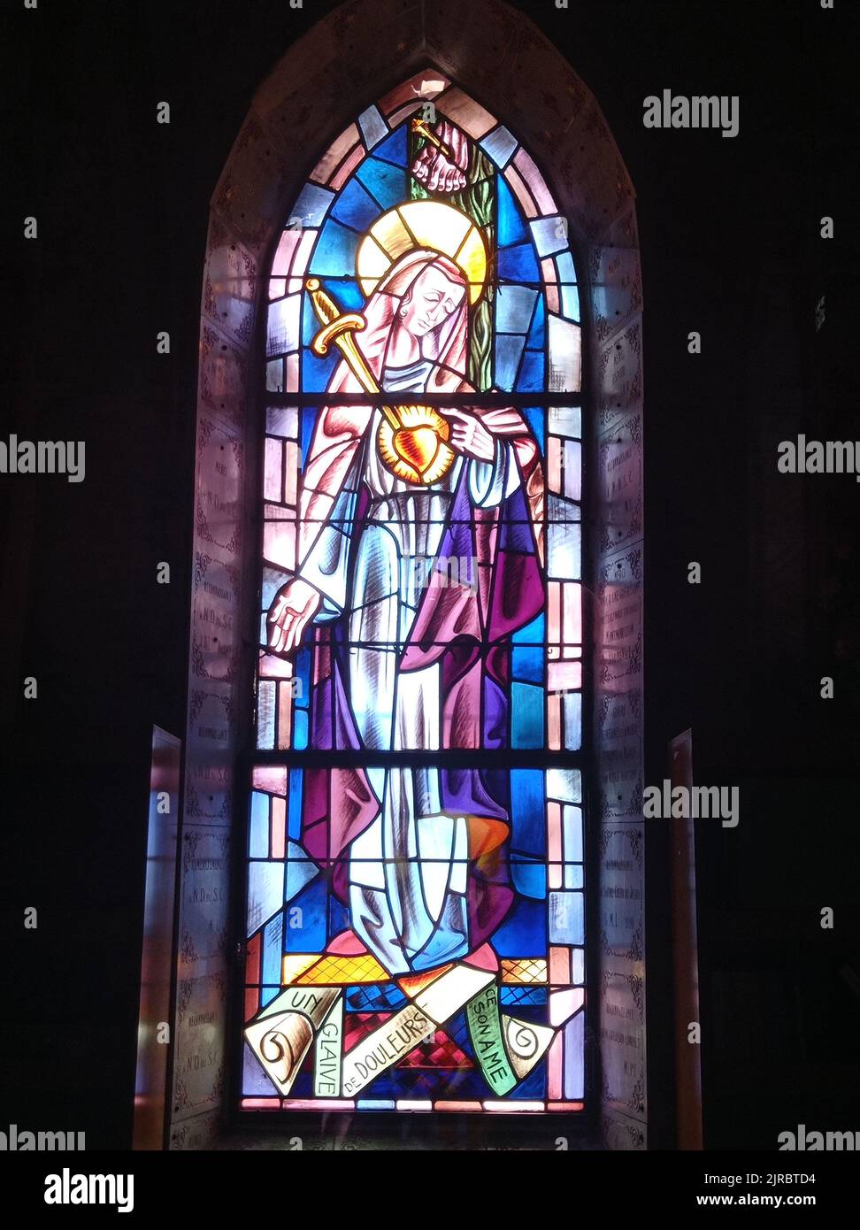 Basilique Notre Dame du Sacré Coeur, Issoudun, Indre, France Stock