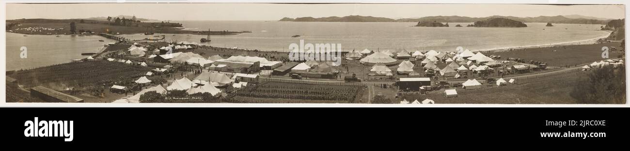 Bay of Islands - Waitangi, 1934, Waitangi, by Richard Thomson. Stock Photo