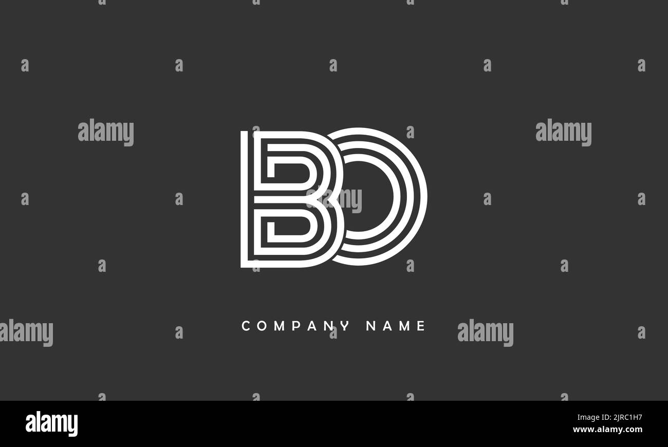 BO, OB Abstract Letters Logo Monogram Stock Vector Image & Art - Alamy