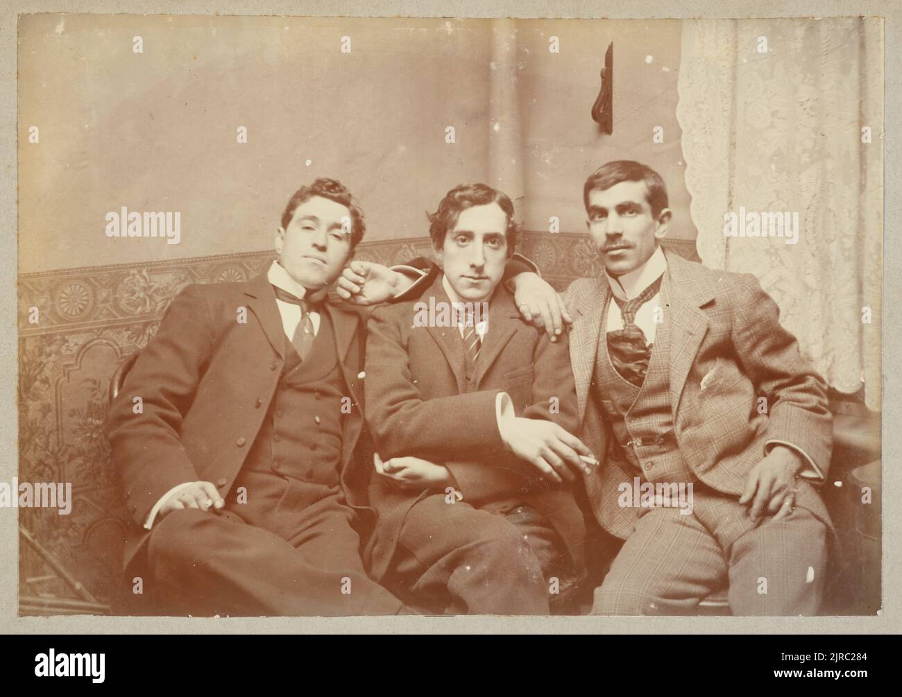 Untitled [Joseph Zachariah, Alfred Zachariah and unidentified man