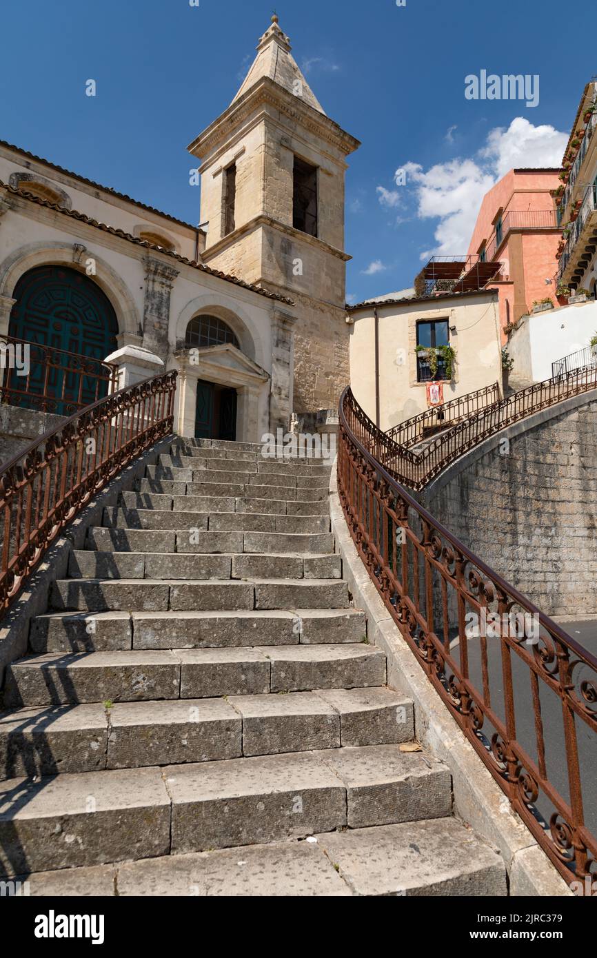 Santa Maria delle Scale church, Ragusa Ibla, Sicily, Italy Stock Photo