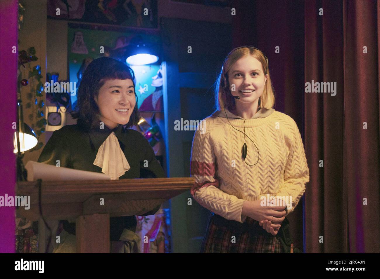 HONOR SOCIETY, from left: Amy Keum, Angourie Rice, 2022. ph: Michael ...