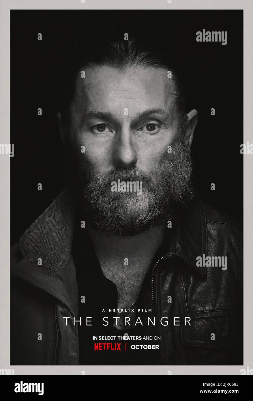 THE STRANGER, advance poster, composite portrait Joel Edgerton (left