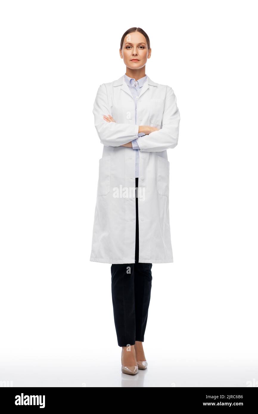 Woman scientist in white uniform hi-res stock photography and images ...