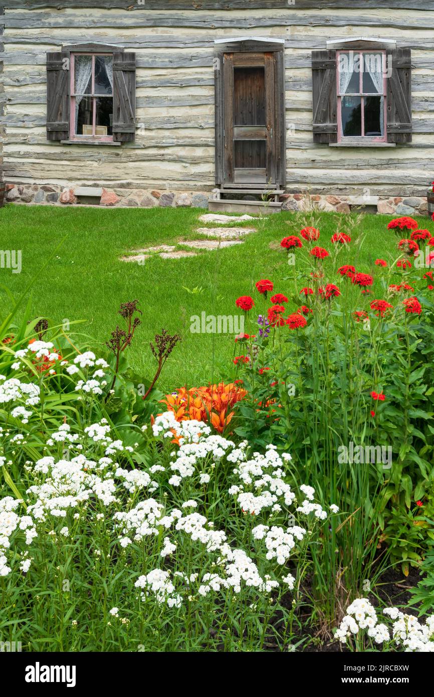 The Nellie McClung Heritage Site in Manitou, Manitoba, Canada. Stock Photo