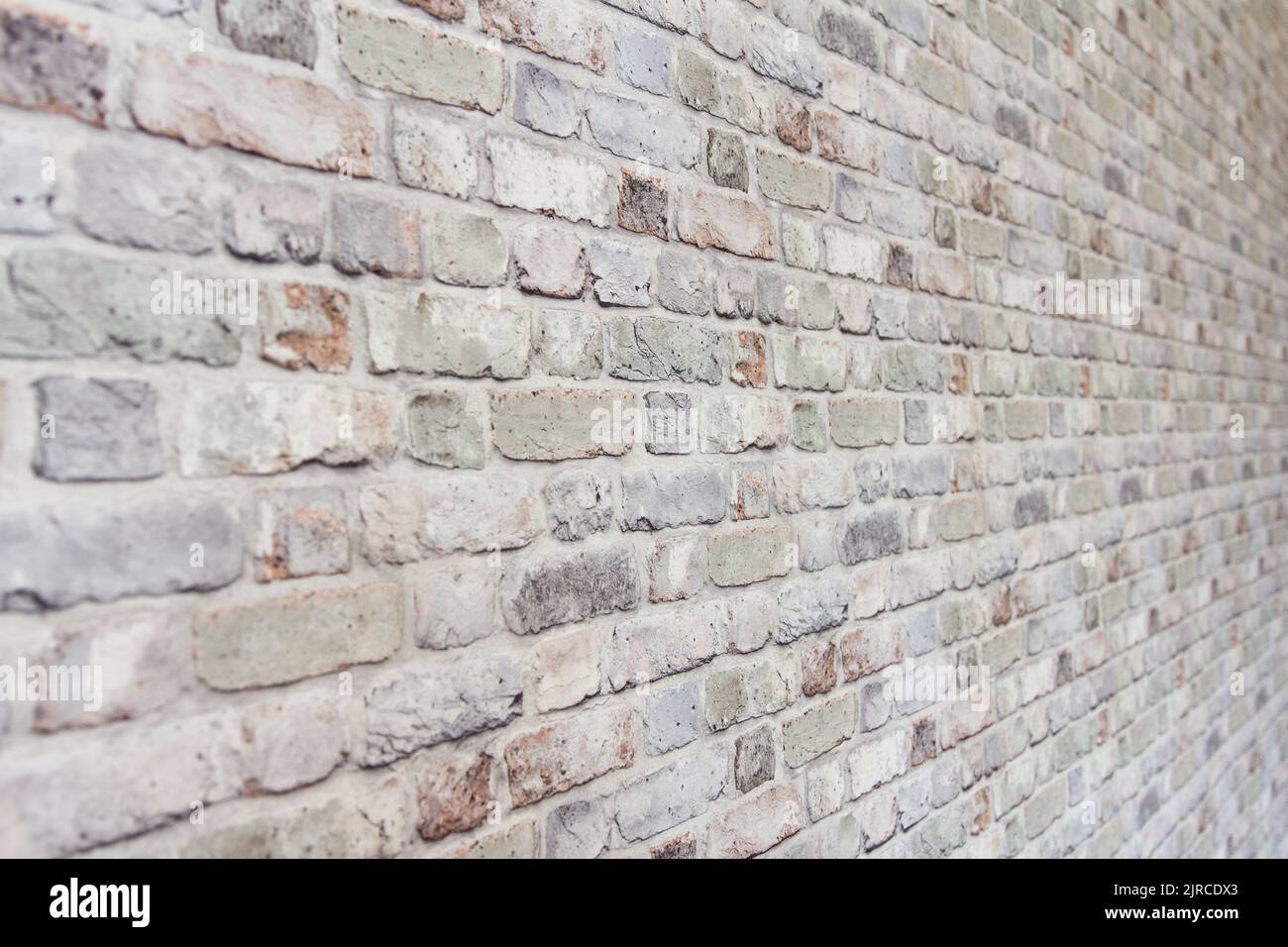 Ornamental brick wall forms part of interior in house inside Stock Photo Alamy