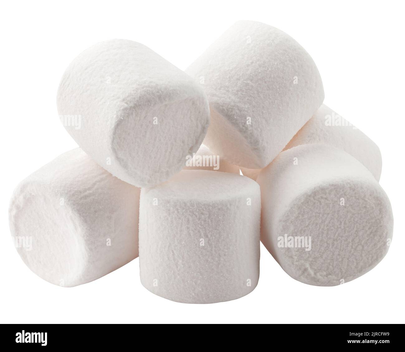 marshmallow isolated on white background, clipping path, full depth of field Stock Photo Alamy
