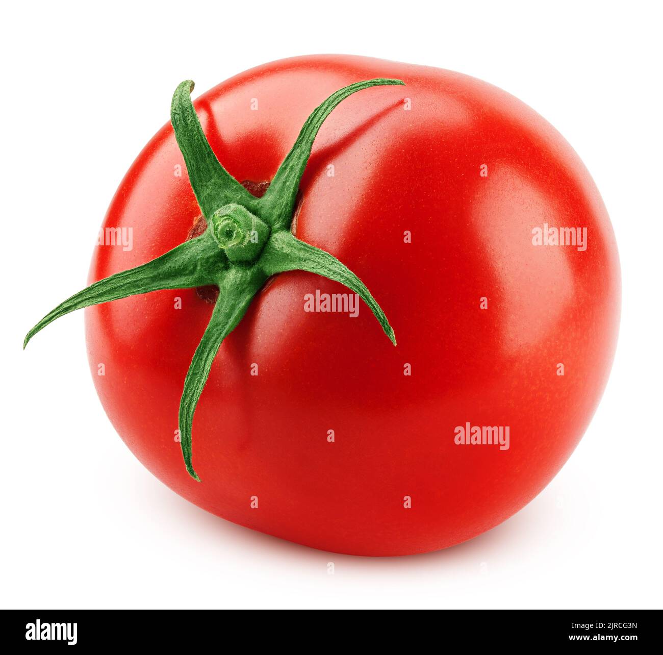 tomato isolated on white background, clipping path, full depth of field Stock Photo