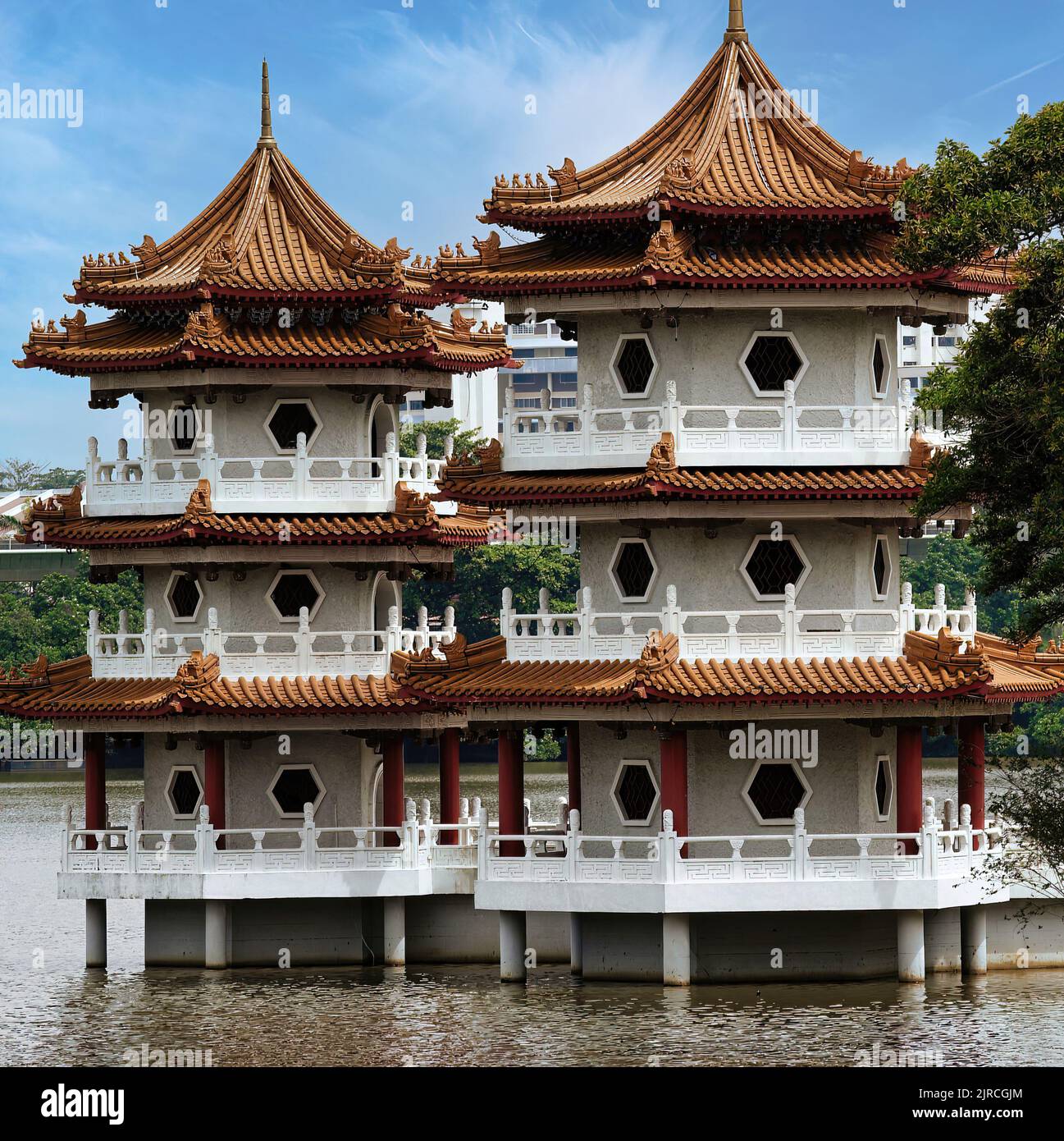 Singapore Chinese Garden Jurong Stock Photo Alamy