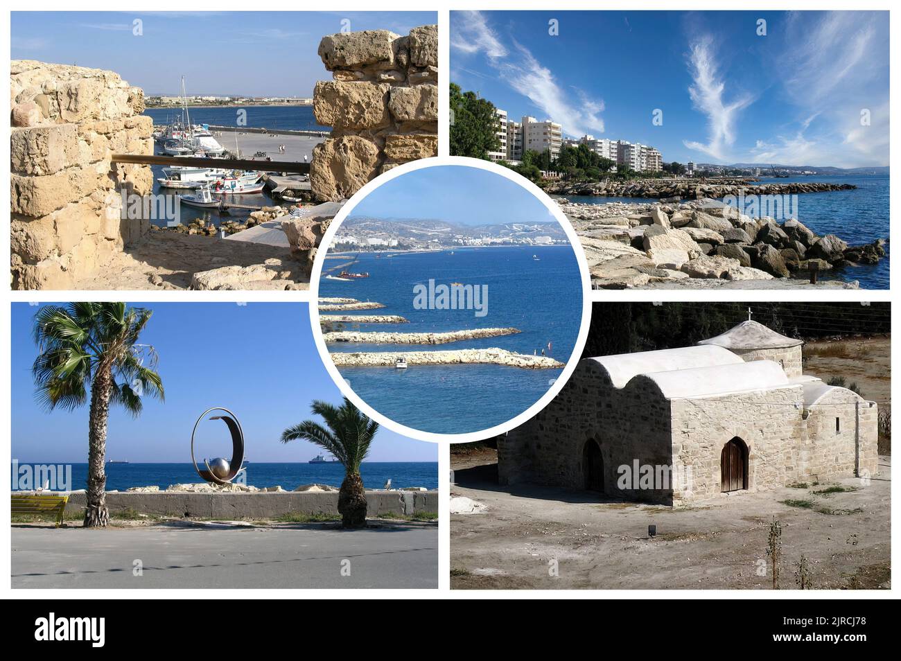The island of Cyprus is one of the most beautiful islands in the Mediterranean Sea (1) Stock Photo