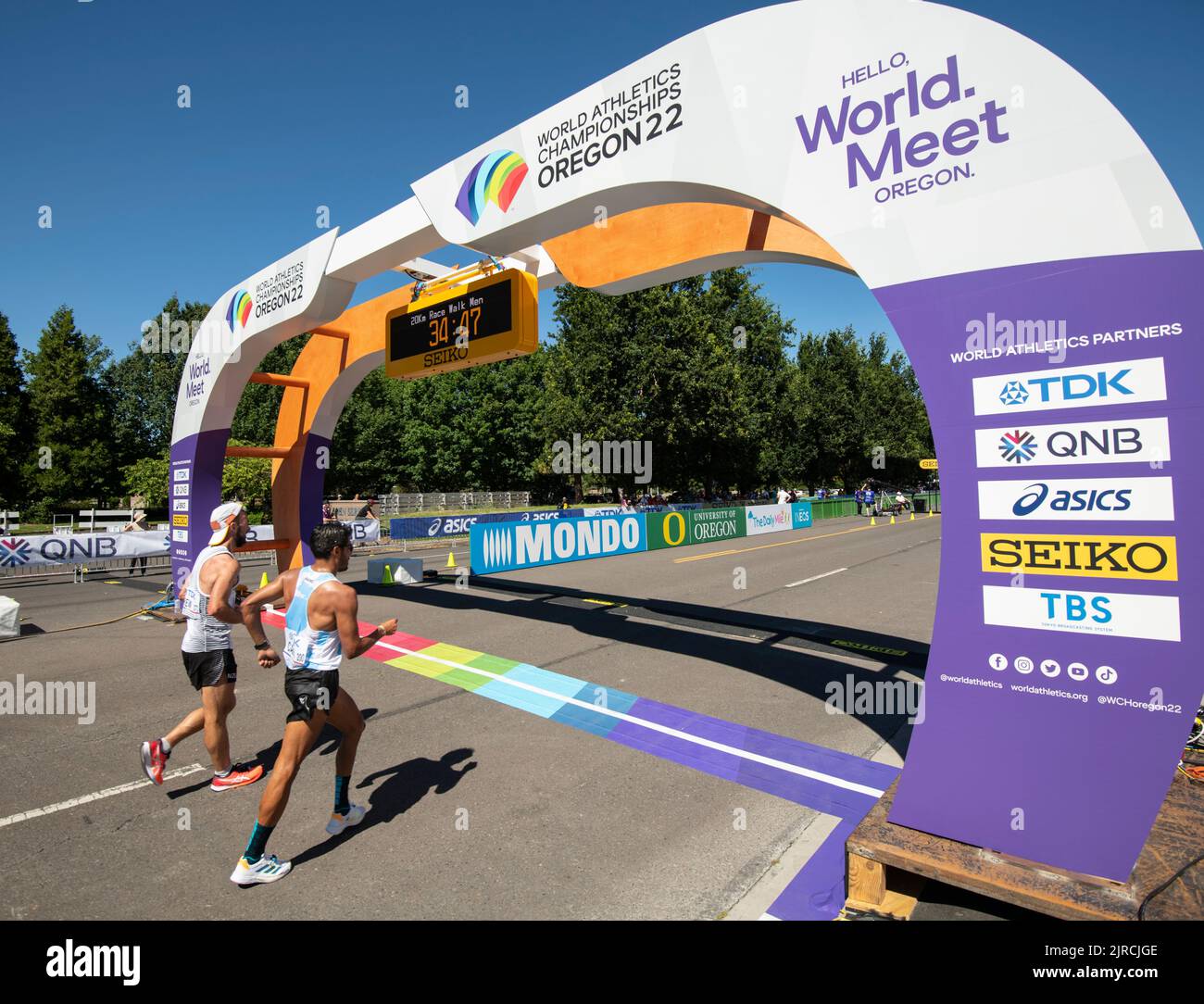 at the World Athletics Championships, Hayward Field, Eugene, Oregon USA