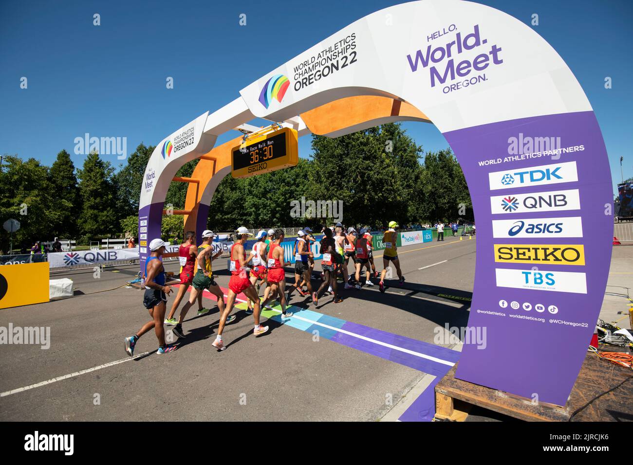 at the World Athletics Championships, Hayward Field, Eugene, Oregon USA