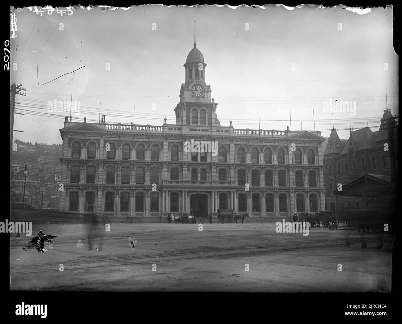 General Post Office, 1902, Wellington, by James McDonald Stock Photo ...