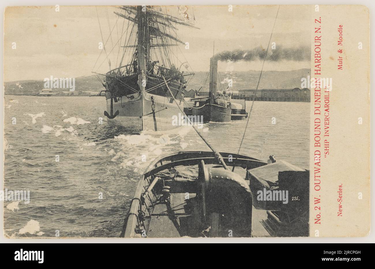 Outward Bound, Dunedin Harbour, New Zealand, 1904-1915, Dunedin, by ...