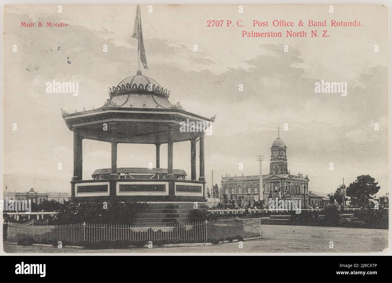 Post Office and Band Rotunda, Palmerston North, New Zealand, 19041915