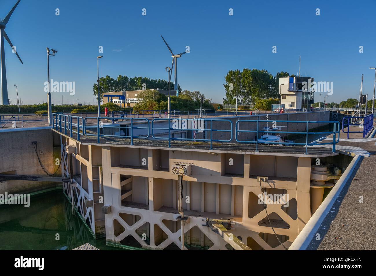 Den Helder, Netherlands. August 2022. The sea locks of Den Helder called De Helsdeur. High quality photo Stock Photo