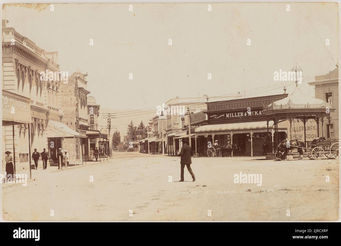 Market Street, Blenheim, 19041915, Blenheim, by Muir & Moodie Stock