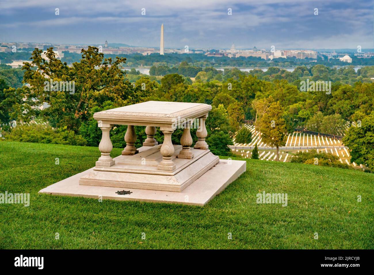Washington arlington cemetery overlook hires stock photography and