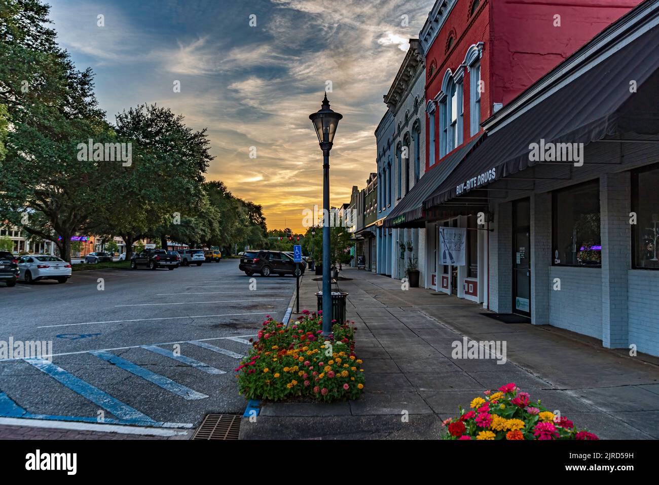 Eufaula, Alabama, USA August 13, 2022 Scenic view of historic