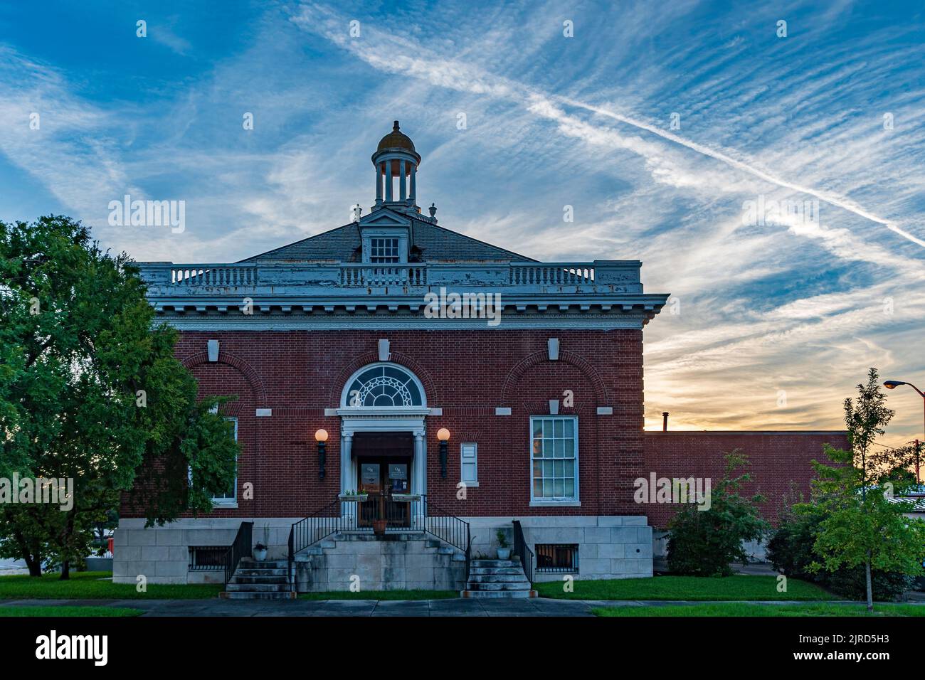 Eufaula, Alabama, USA August 13, 2022 Old Post Office in the