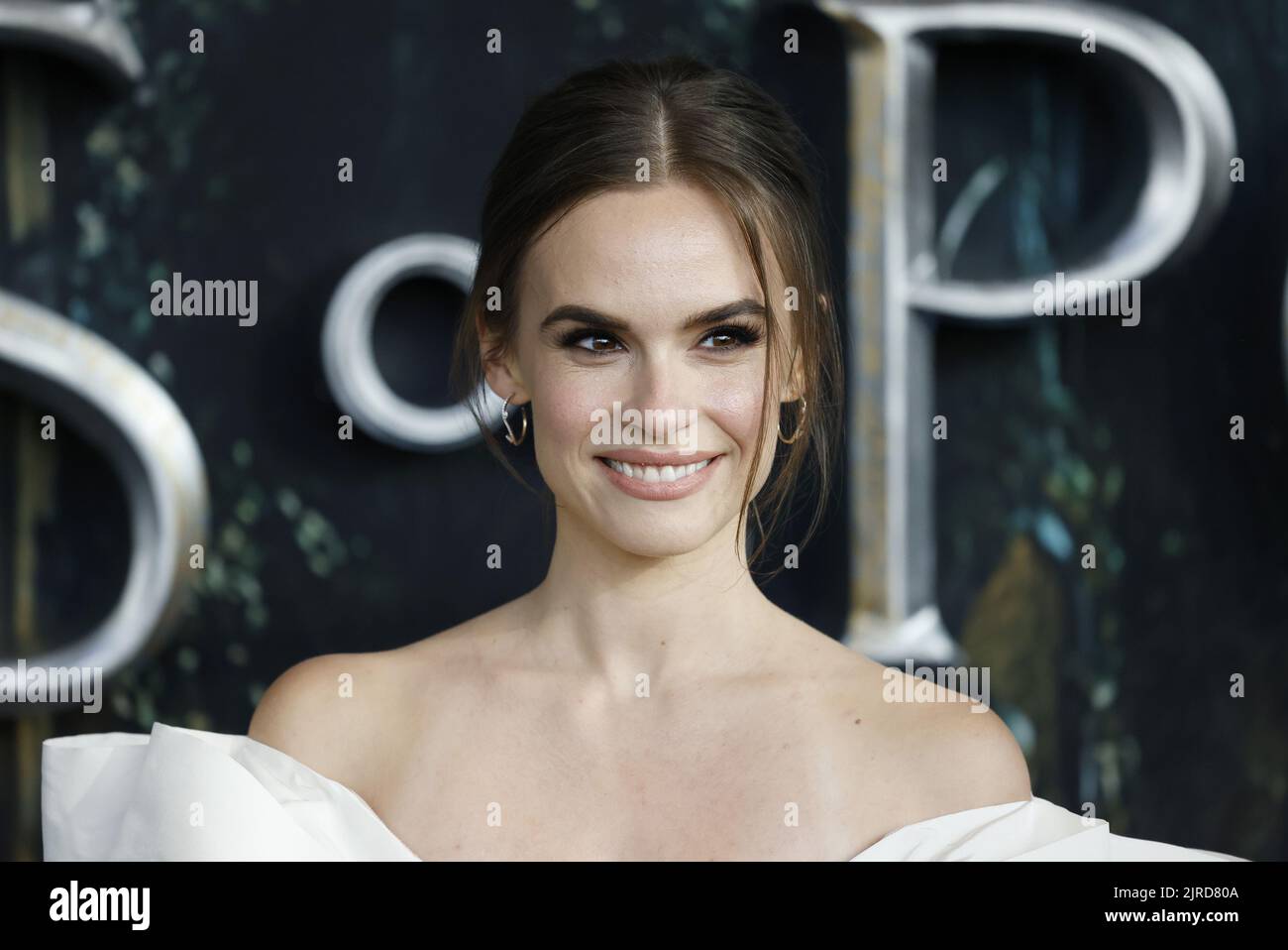 New York, United States. 23rd Aug, 2022. Ema Horvath arrives on the red  carpet at The Lord Of The Rings: The Rings Of Power New York Screening at  Lincoln Center on Tuesday,