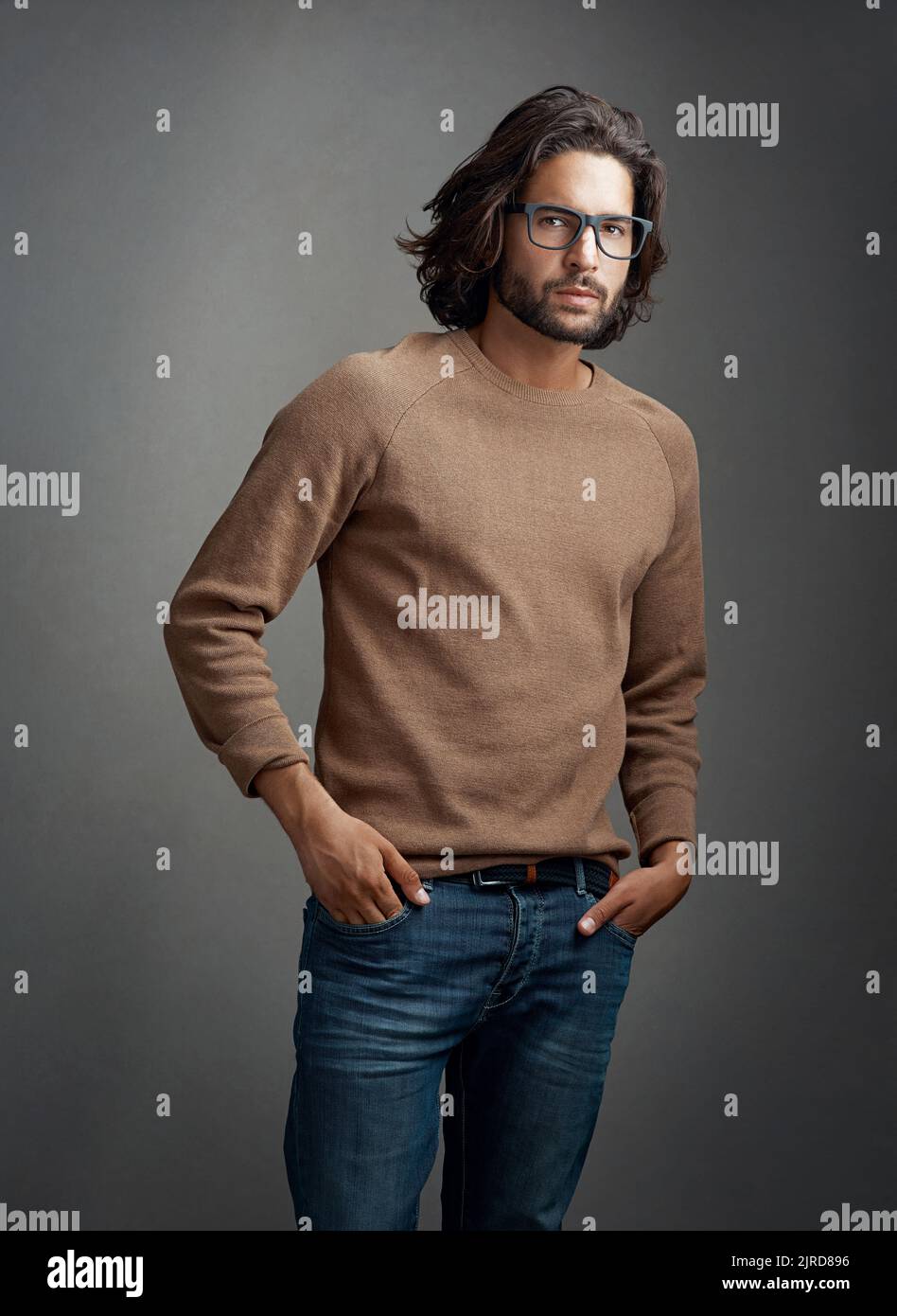 Cool confident hi-res stock photography and images - Alamy