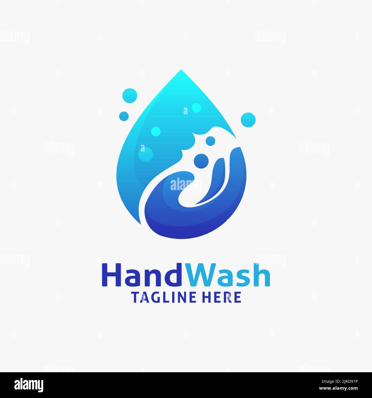 Hand wash logo design Stock Vector Image & Art Alamy