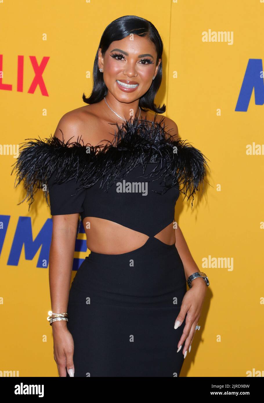 Eniko Parrish arrives at The premiere of the Netflix film, ME TIME held at The Regency Village