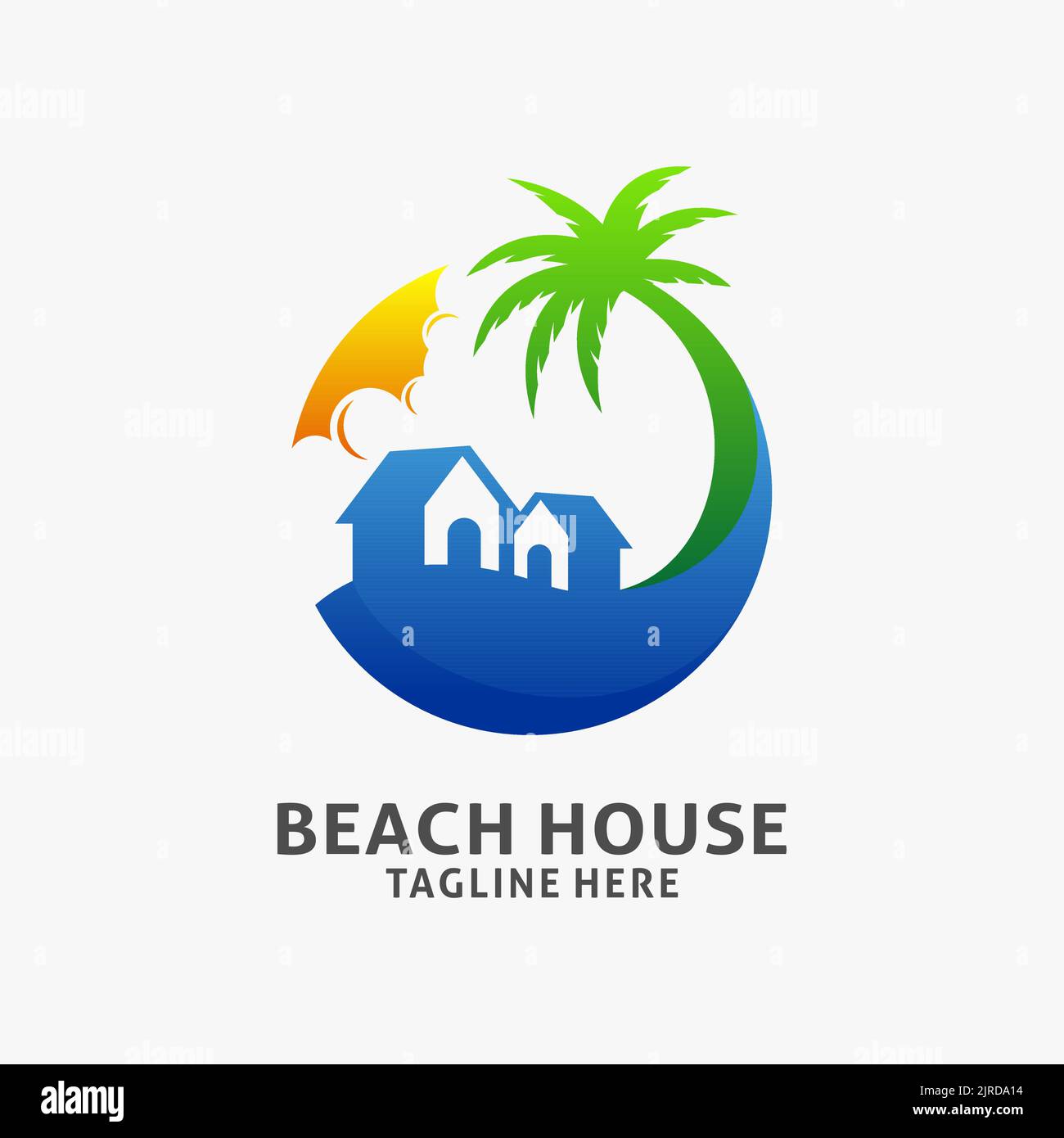 Beach House Logo Design Stock Vector Image Art Alamy beach-house-logo-design-stock-vector-image-art-alamy