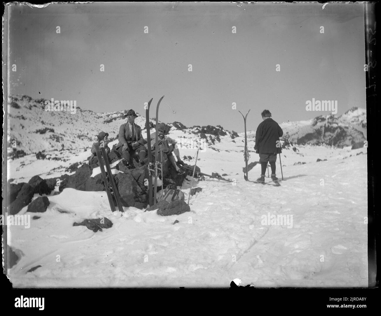 Tongariro National Park, August 1925 : Whakapapa, 17 August 1925, by ...