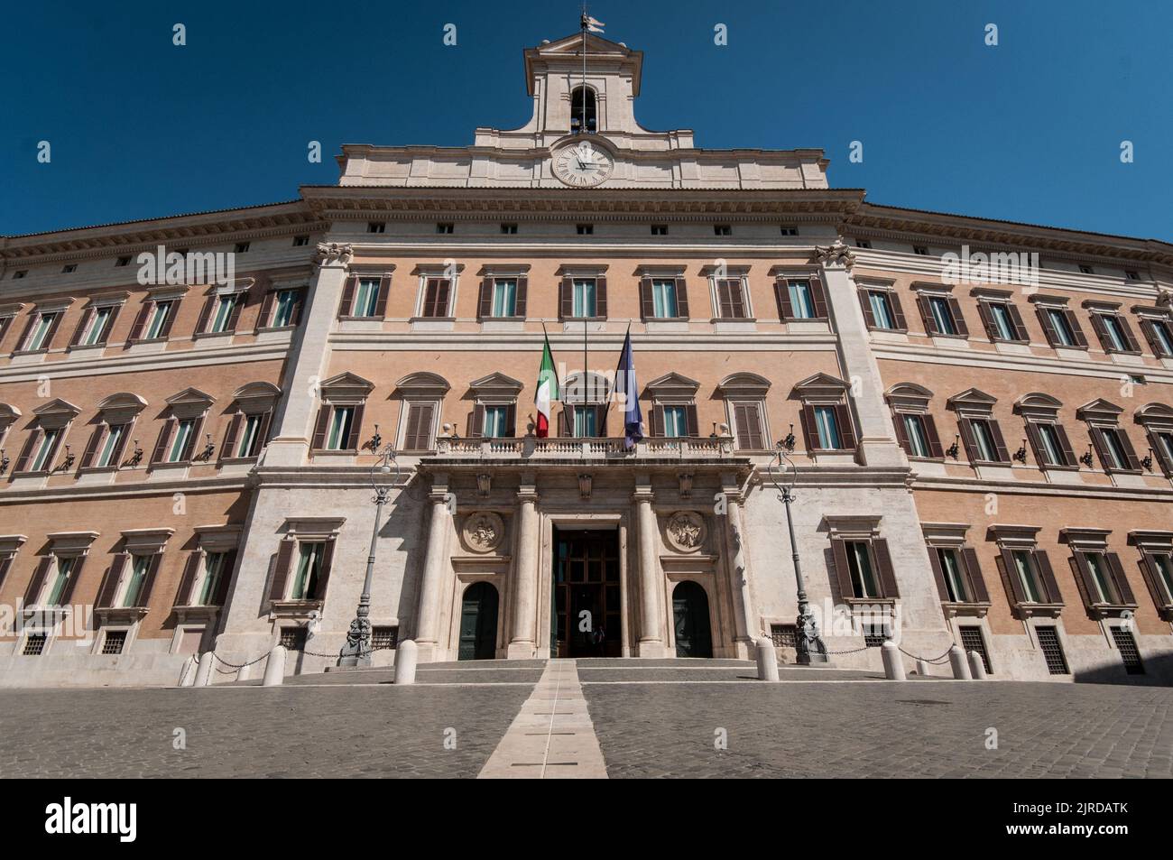 Rome, Italy. 23rd Aug, 2022. View of the institutional palaces, Palazzo ...