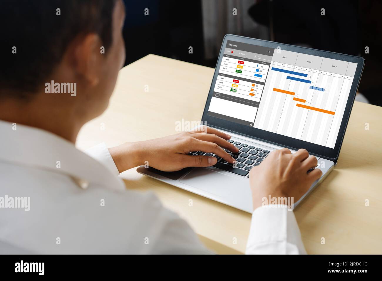 Project planning software for modish business project management on the