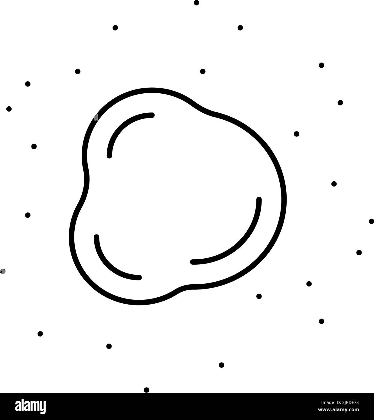 one color mole line icon vector illustration Stock Vector Image & Art ...
