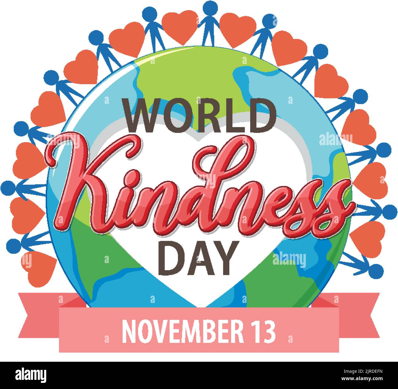 World Kindness Day Logo Concept illustration Stock Vector Image & Art Alamy