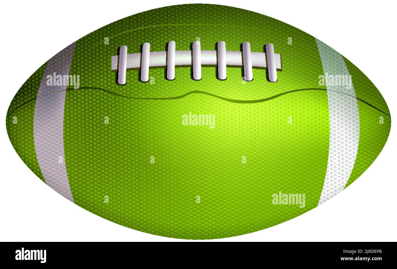 Realistic Rugby Ball Isolated illustration Stock Vector Image & Art - Alamy