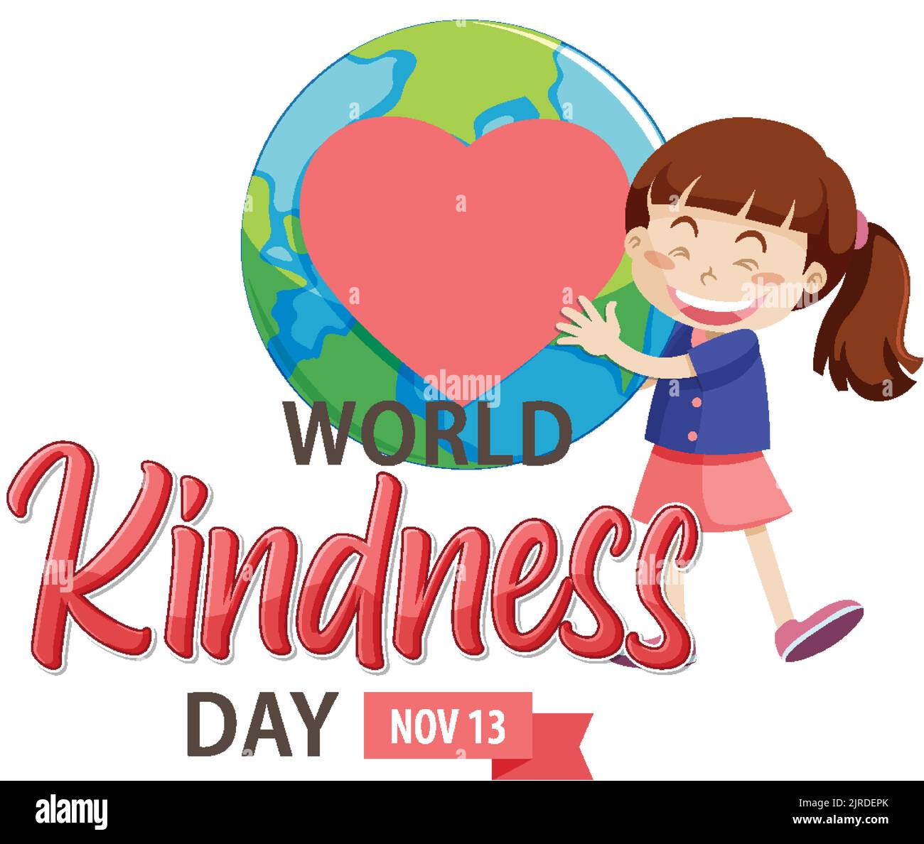 World Kindness Day Logo Concept illustration Stock Vector Image & Art