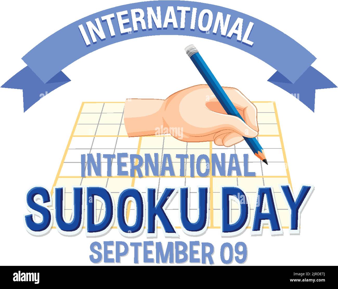 International Sudoku Day Banner Design Illustration Stock Vector Image 