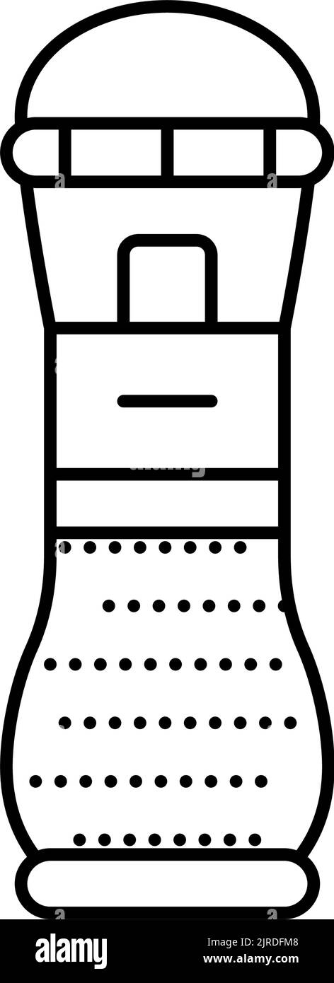 pepper pot line icon vector illustration Stock Vector Image & Art - Alamy
