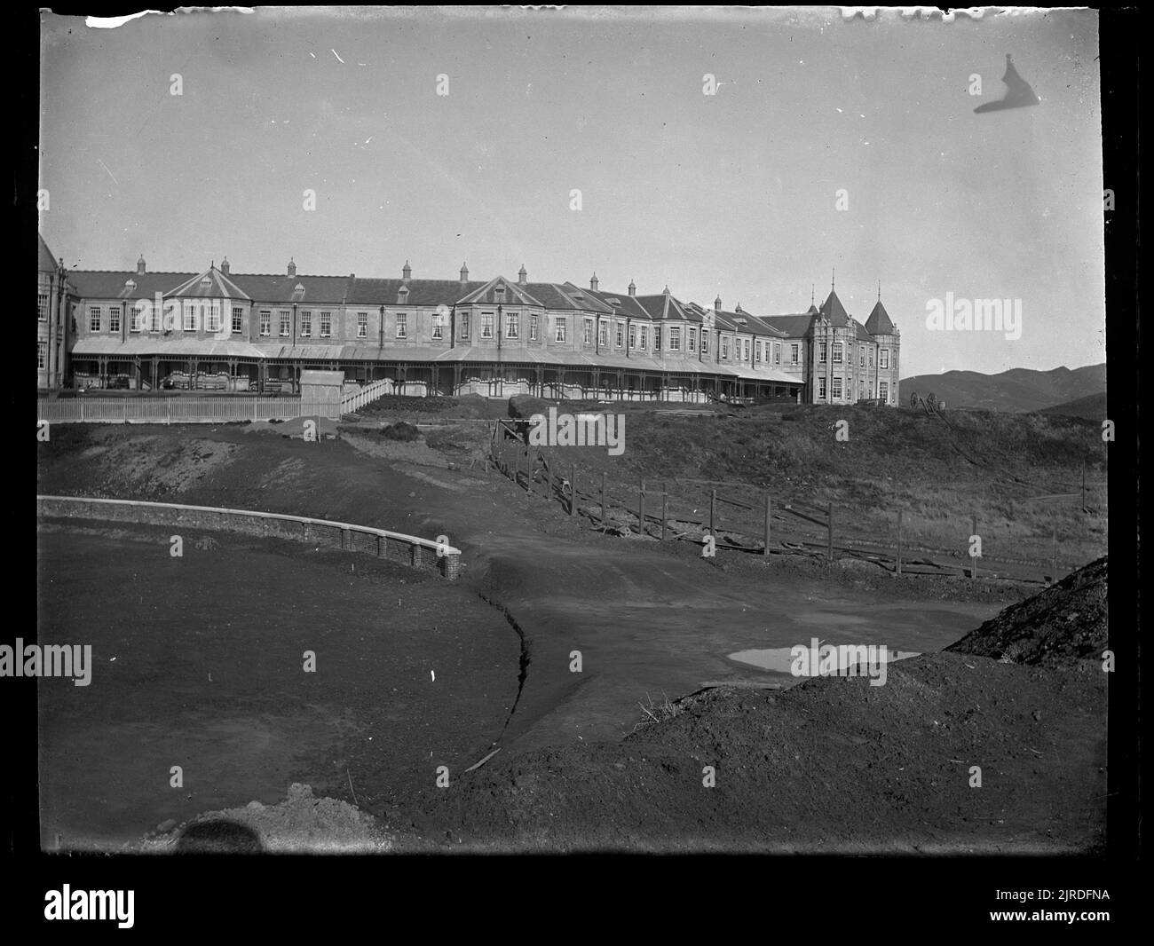 Porirua psychiatric hospital, circa 1910, Wellington, by Fred Brockett Stock Photo Alamy