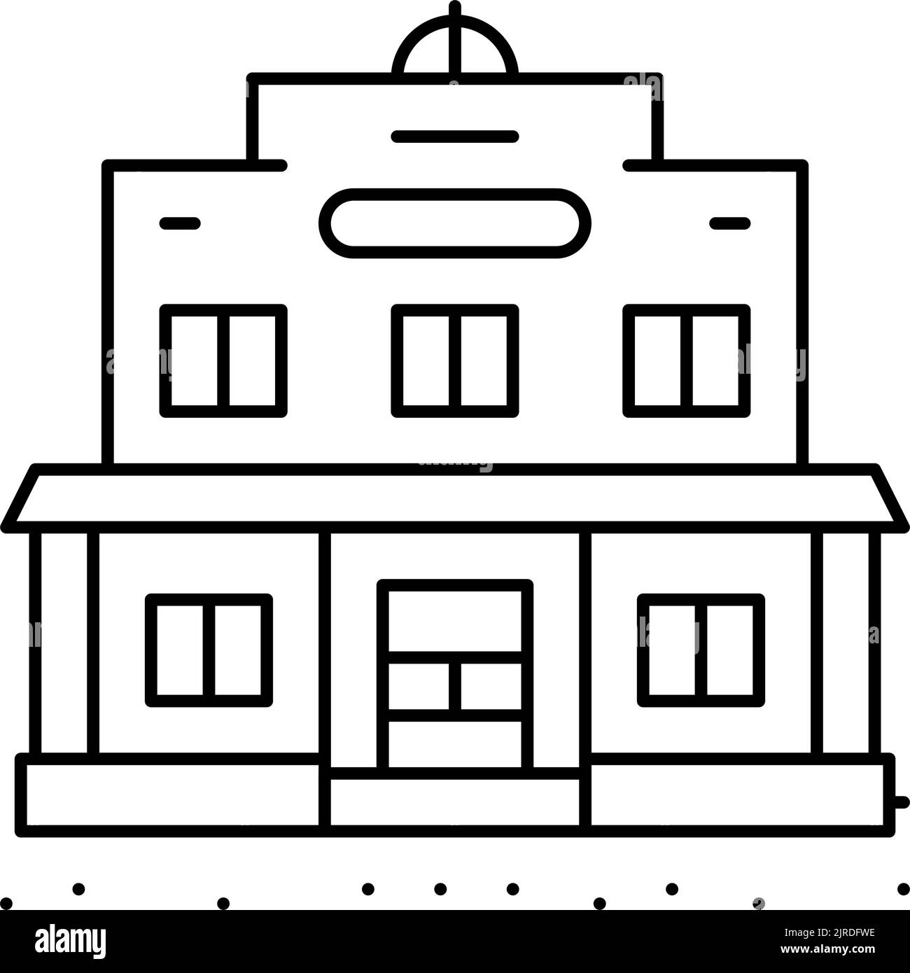 Wild west saloon bar man Stock