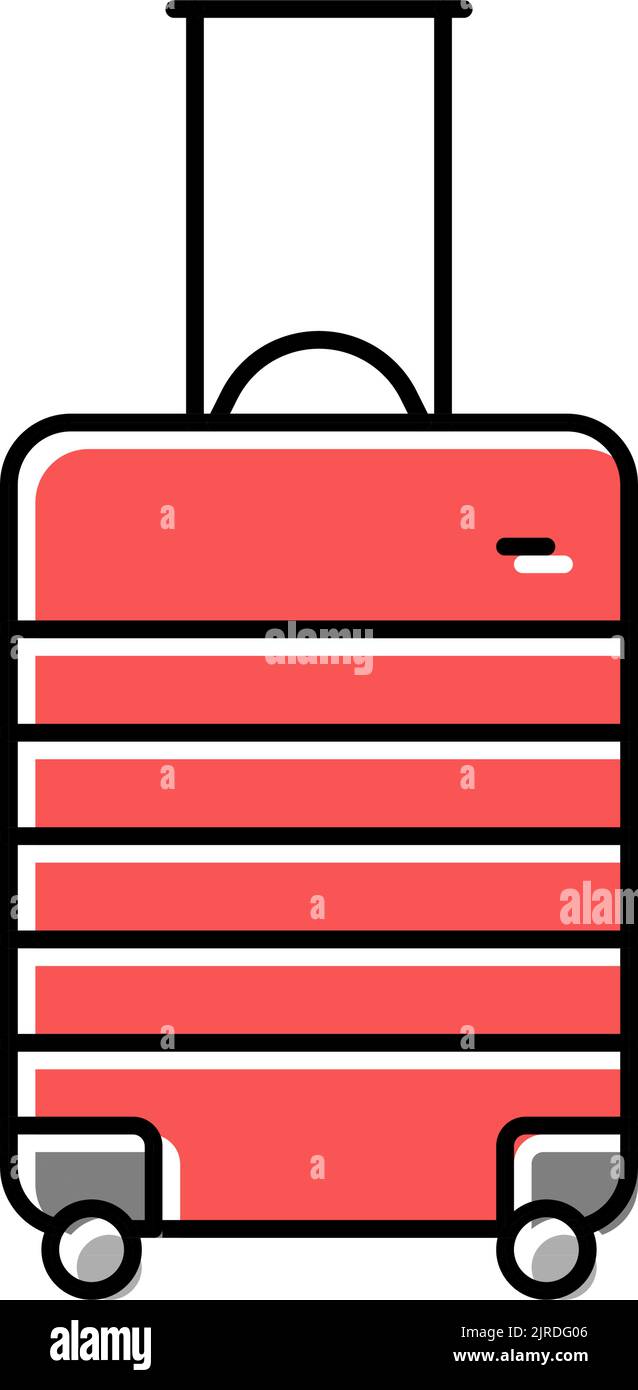 travel bag color icon vector illustration Stock Vector Image & Art - Alamy