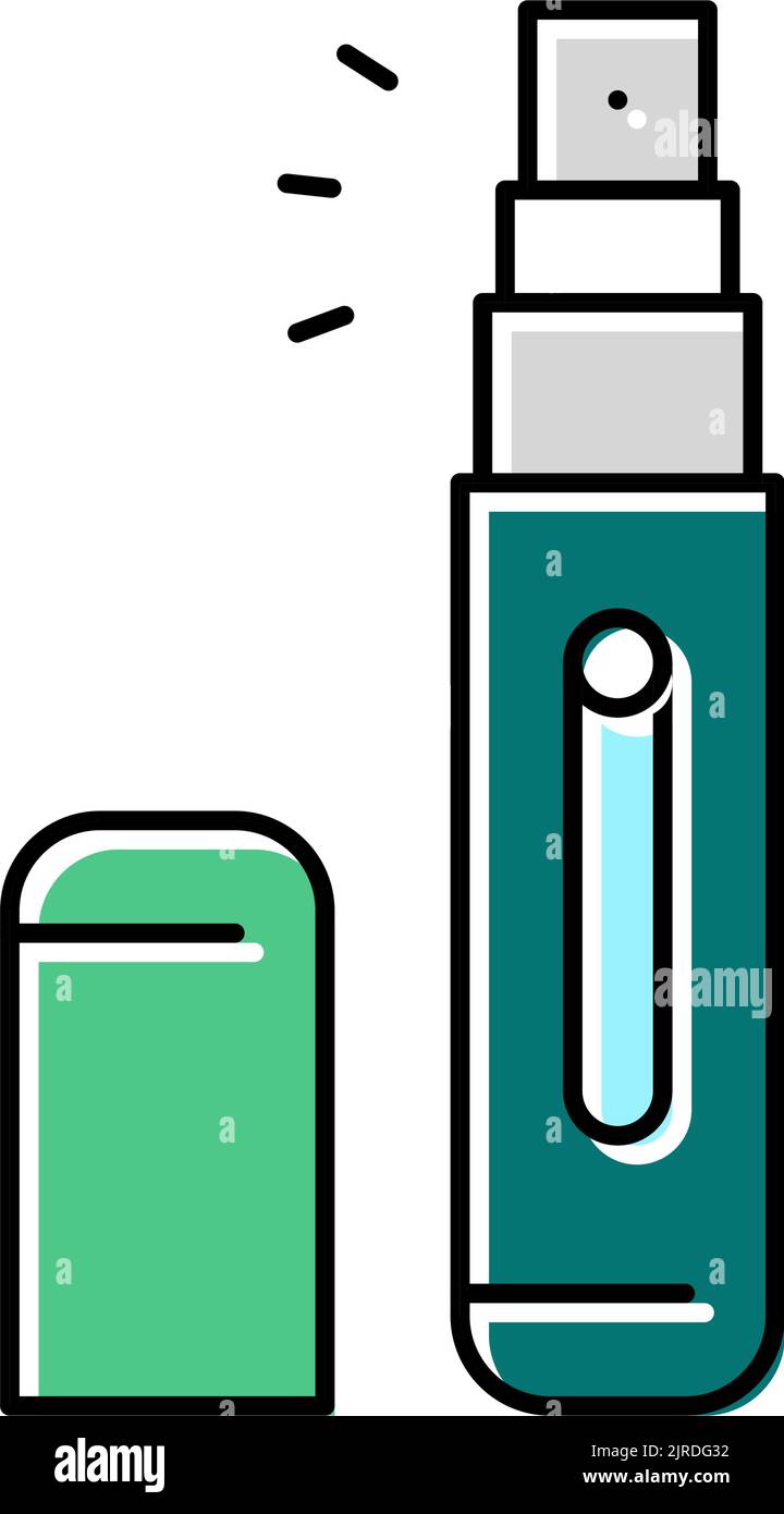 atomizer perfume color icon vector illustration Stock Vector Image ...