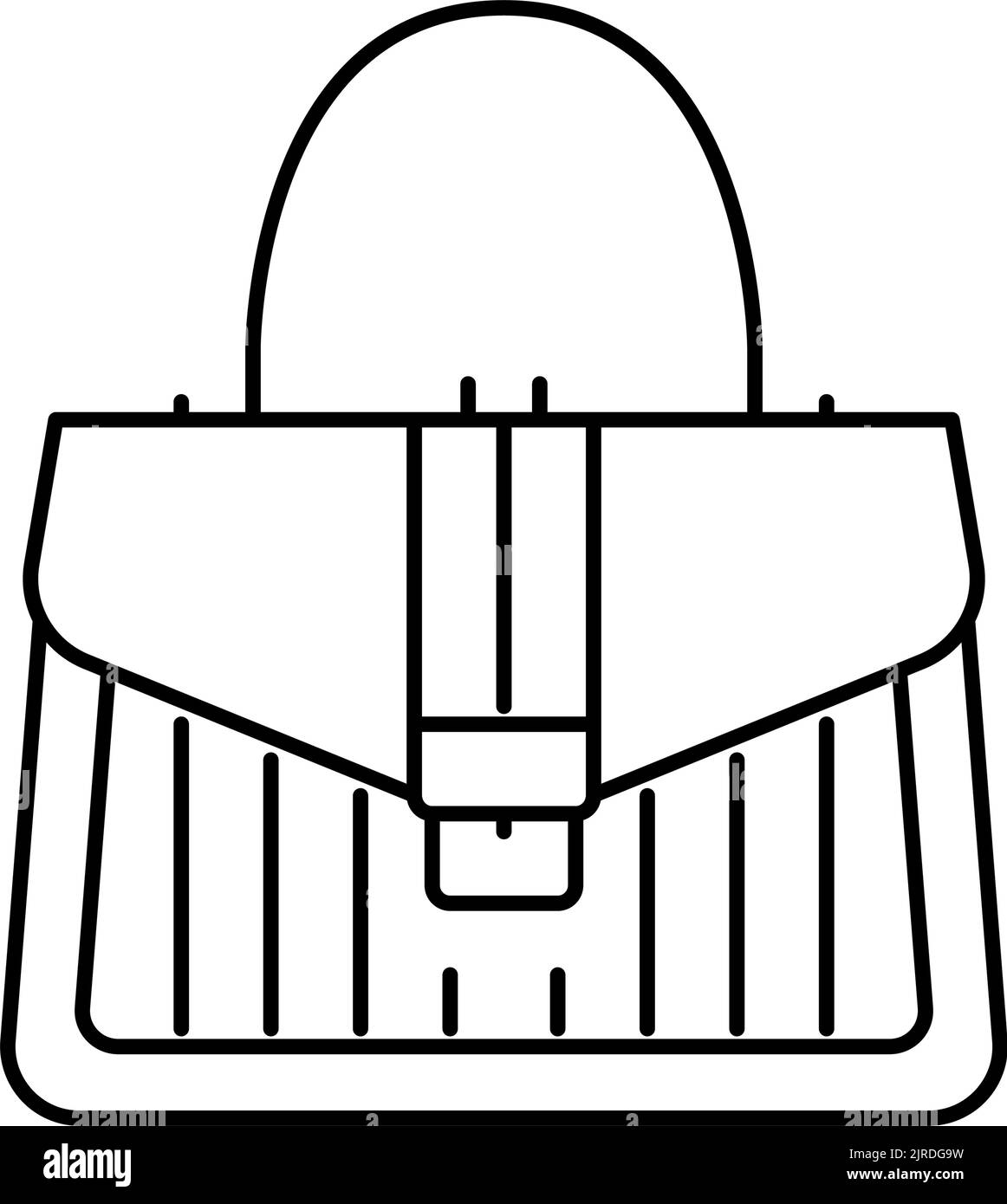 handle bag line icon vector illustration Stock Vector Image & Art - Alamy