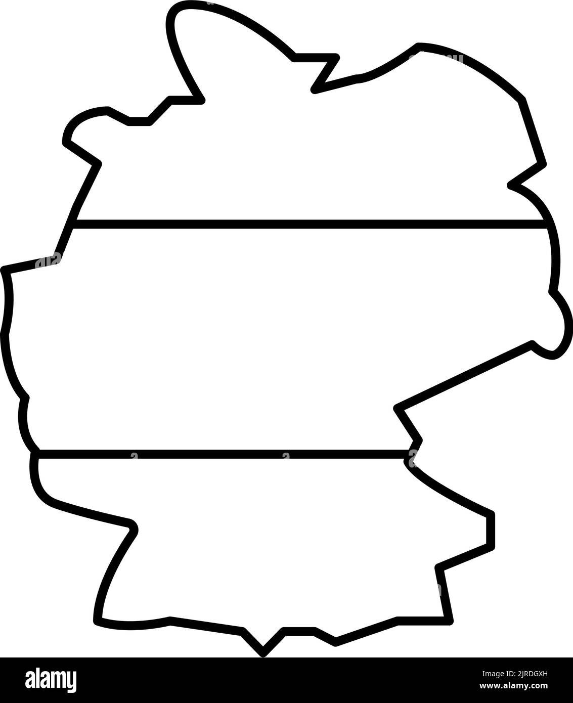 Germany flag outline Black and White Stock Photos & Images - Alamy